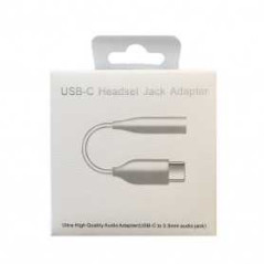 Adaptateur écouteur Type-C / Jack 3.5mm Câble Stéréo (Compatible) — Eco-Solution · Smarty Paris 18e